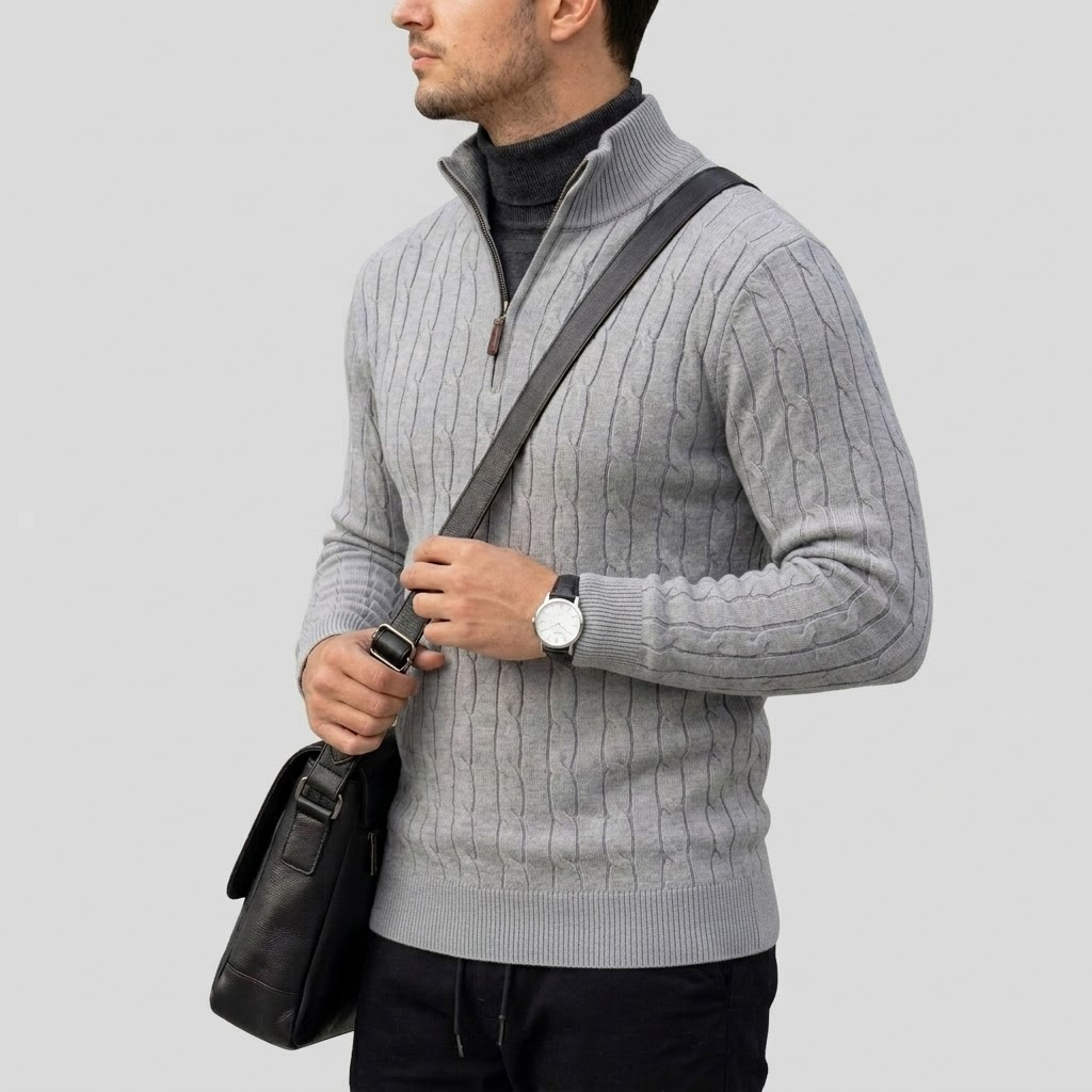 Men's Long Sleeve Half Zip Pol - đánh giá và giá Thermal Long John