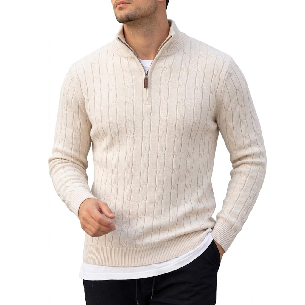 Men's Long Sleeve Half Zip Pol - đánh giá và giá Thermal Long John