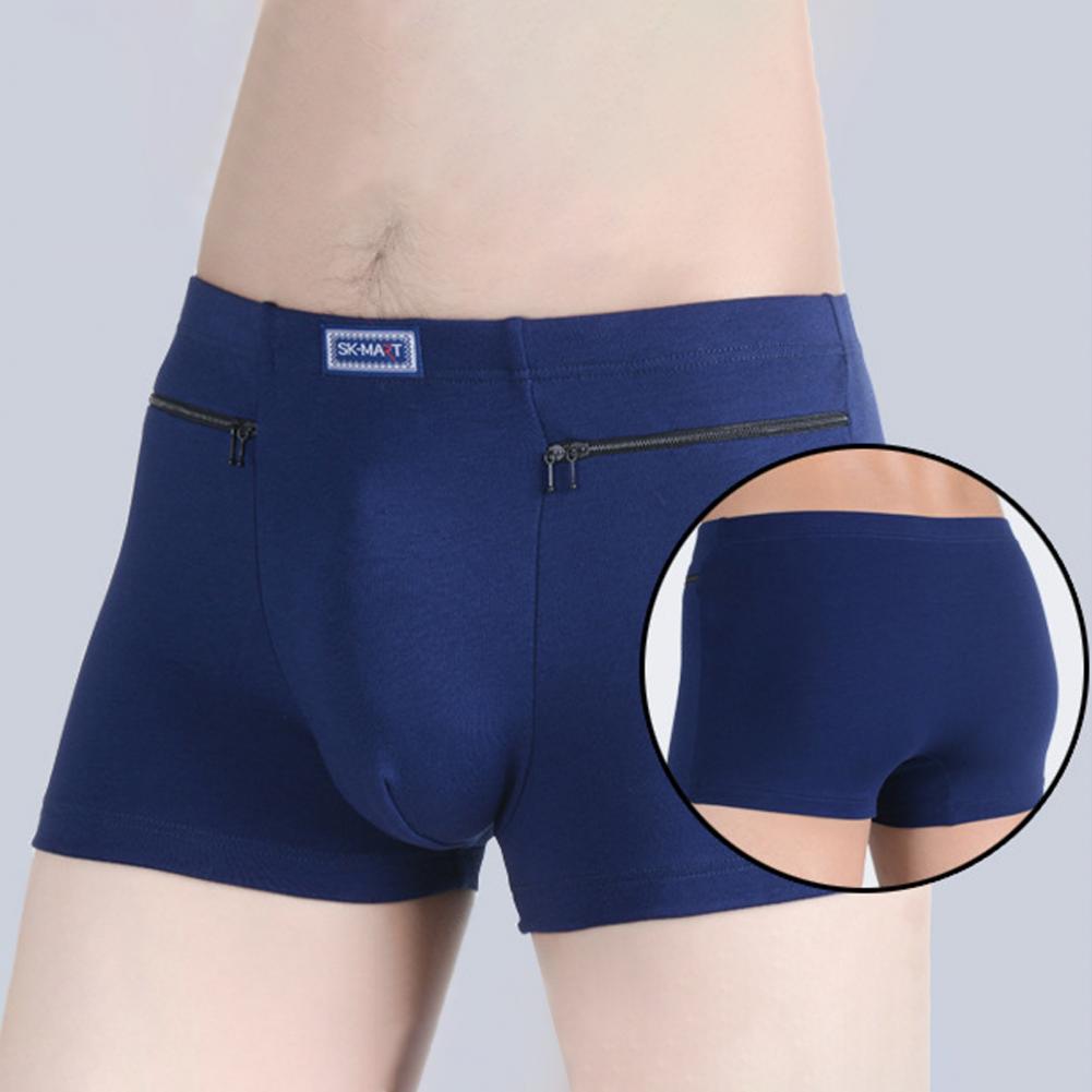 Men's Pockets Underwear Anti-t - đánh giá và giá Boxer Brief Pack Cotton