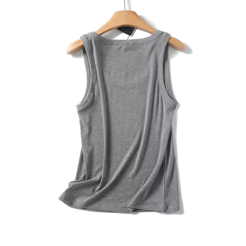 Maxdutti Solid Slim Fit Summer - đánh giá và giá Tank Top Ribbed