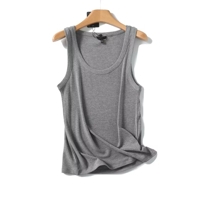 Maxdutti Solid Slim Fit Summer - đánh giá và giá Tank Top Ribbed