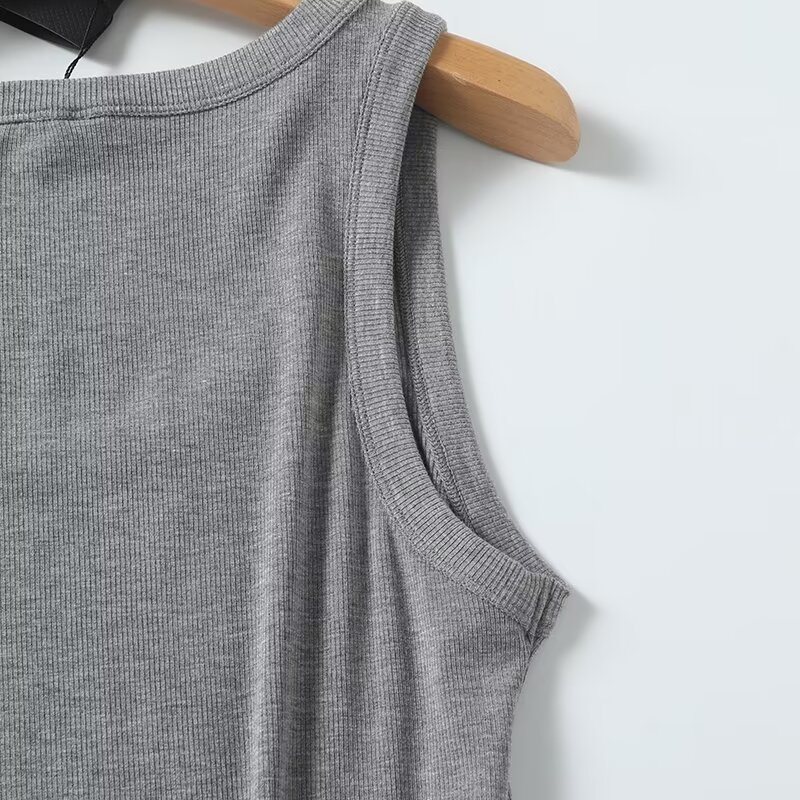 Maxdutti Solid Slim Fit Summer - đánh giá và giá Tank Top Ribbed