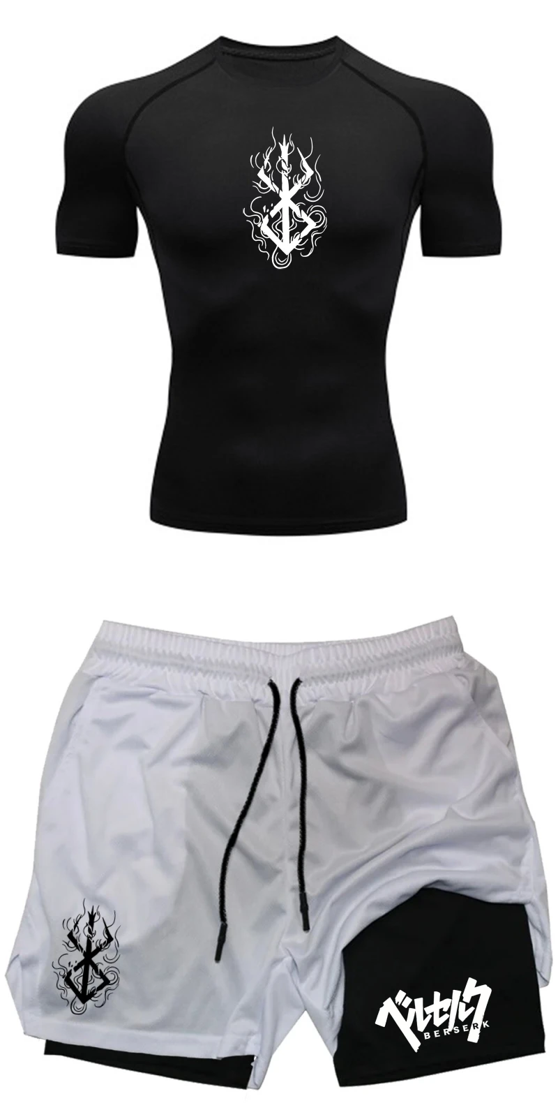 Men's Summer Gym Fitness Train - đánh giá và giá Compression Shorts Athletes