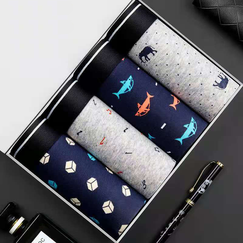 4Pcs/Lot Boxer Shorts Men Unde - đánh giá và giá Boxer Brief Pack Cotton