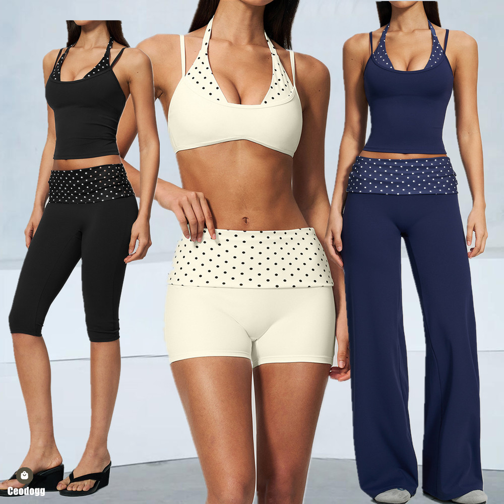 Polka Dot Women Strap Halter Y - đánh giá và giá Suspender Tank Top