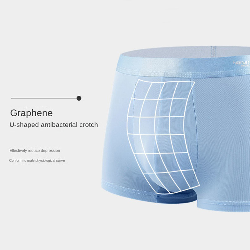 4Pcs Men's Underwear Ice Silk  - đánh giá và giá Multi Pack Underwear
