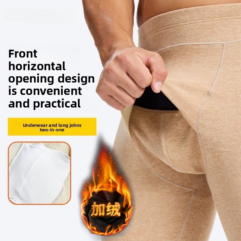 Men Trousers Thermal Pants Dou - đánh giá và giá Thermal Long John